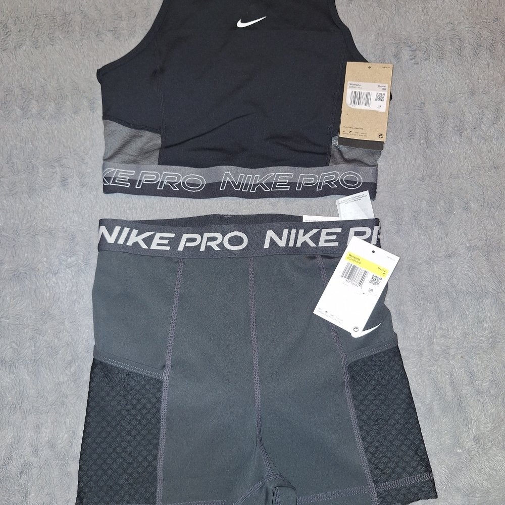 NIKE Pro Tight shorts and top